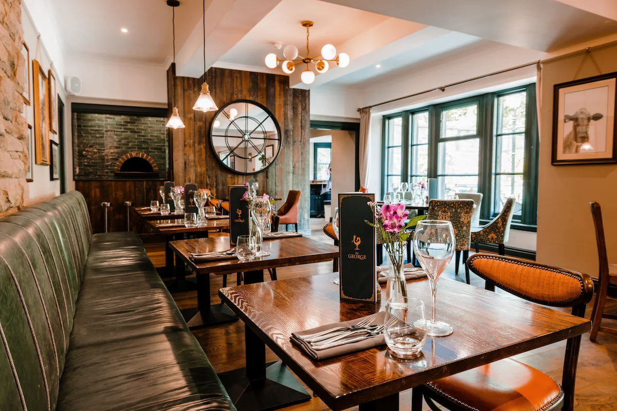 Enjoy 20% off your pre-theatre meal at The George, Hathersage 