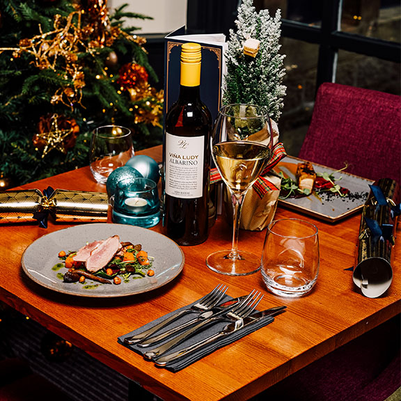 Festive dining at The George